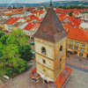 Urban Tower Kosice Diamond Painting