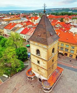 Urban Tower Kosice Diamond Painting