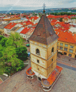 Urban Tower Kosice Diamond Painting