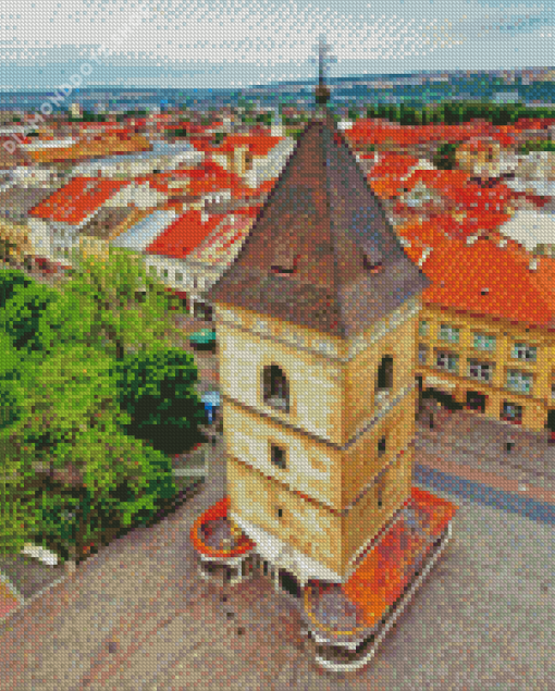 Urban Tower Kosice Diamond Painting