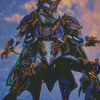 Warframe Video Game Inaros Diamond Painting