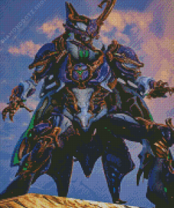 Warframe Video Game Inaros Diamond Painting