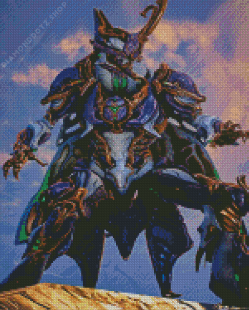 Warframe Video Game Inaros Diamond Painting