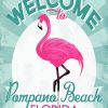 Welcome To Pompano Beach Poster Diamond Painting