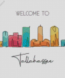 Welcome To Tallahassee Poster Diamond Painting