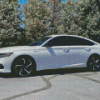 White Honda Accord Diamond Painting