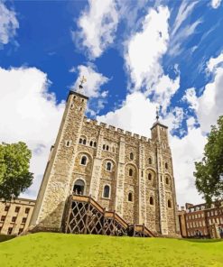 White Tower Of London England Diamond Painting