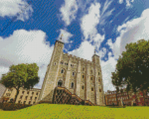 White Tower Of London England Diamond Painting