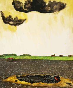 William Kurelek Hailstorm In Alberta Diamond Painting