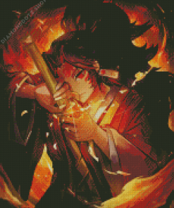 Yoriichi Demon Slayer Character Diamond Painting