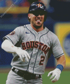 Alex David Bregman Baseballer Diamond Painting