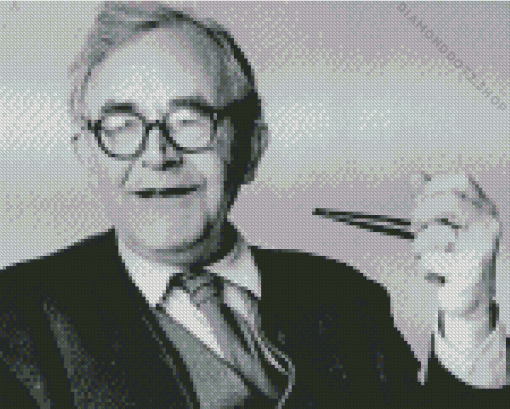 Black And White Karl Barth Diamond Painting