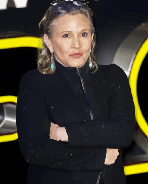 Carrie Fisher Diamond Painting