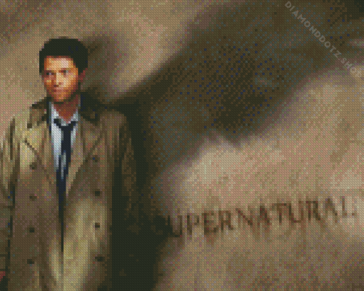 Castiel Supernatural Diamond Painting