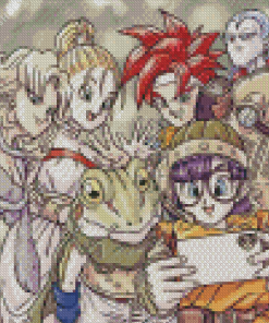 Chrono Trigger Game Characters Diamond Painting