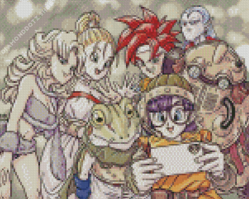 Chrono Trigger Game Characters Diamond Painting