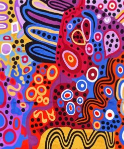 Colorful Aboriginal Art Diamond Painting