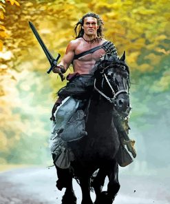 Conan The Barbarian Riding Horse Diamond Painting