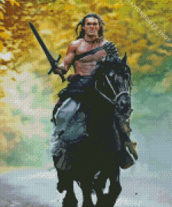 Conan The Barbarian Riding Horse Diamond Painting