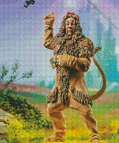 Cowardly Lion Diamond Painting