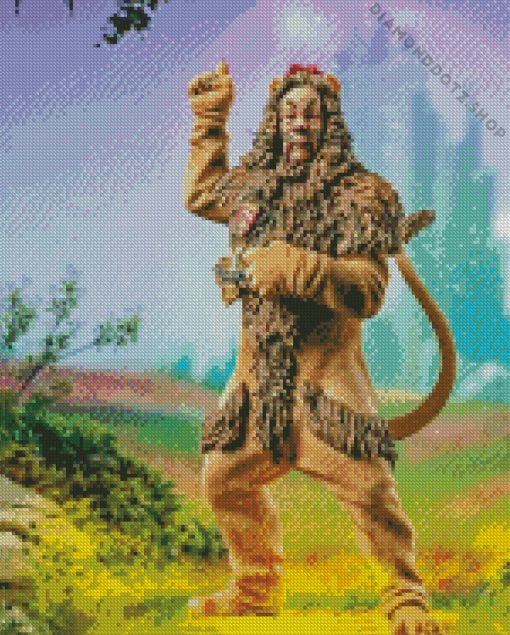 Cowardly Lion Diamond Painting