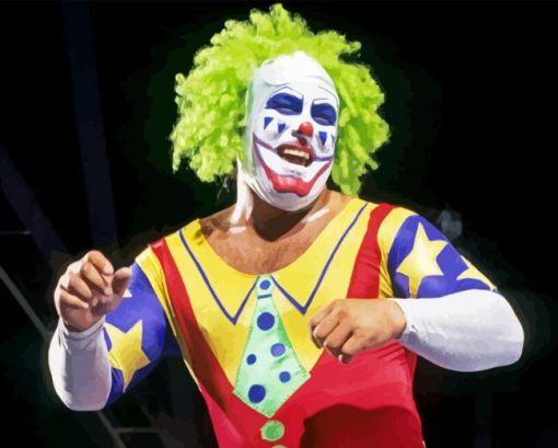 Doink The Clown Diamond Painting