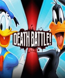 Donald And Daffy Death Battle Diamond Painting