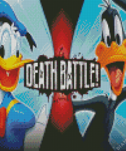 Donald And Daffy Death Battle Diamond Painting