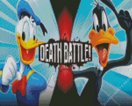 Donald And Daffy Death Battle Diamond Painting