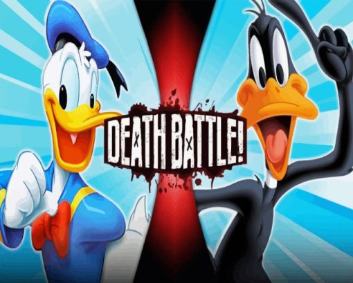 Donald And Daffy Death Battle Diamond Painting