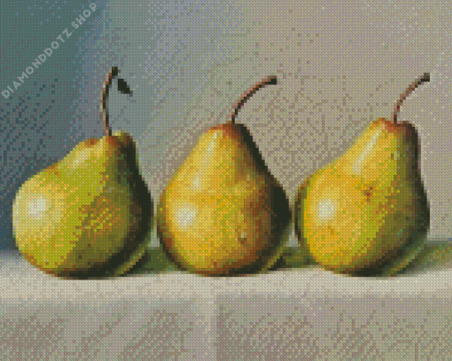 Fruit Pears Still Life Diamond Painting