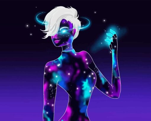 Galaxy Girl Diamond Painting