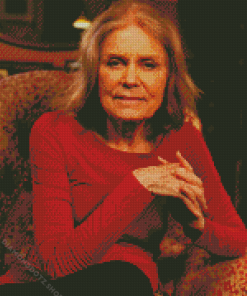 Gloria Steinem Diamond Painting