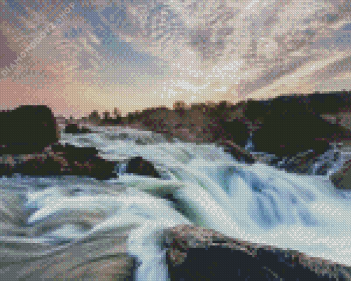 Great Falls In Virginia Diamond Painting