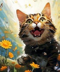 Happy Cat Diamond Painting