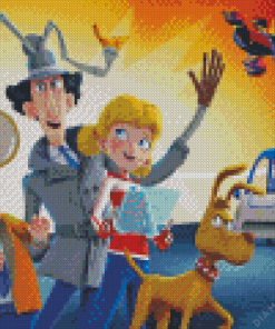 Inspector Gadget Art Diamond Painting