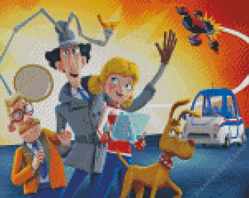 Inspector Gadget Art Diamond Painting