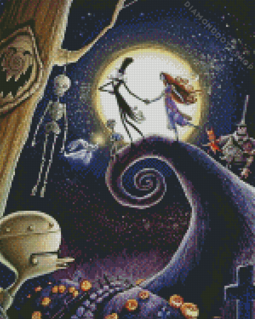 Jack And Sally Diamond Painting