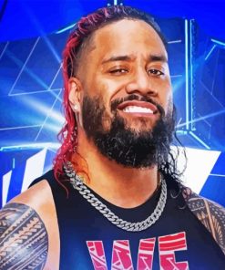 Wrestler Jey Uso Diamond Painting