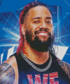 Wrestler Jey Uso Diamond Painting