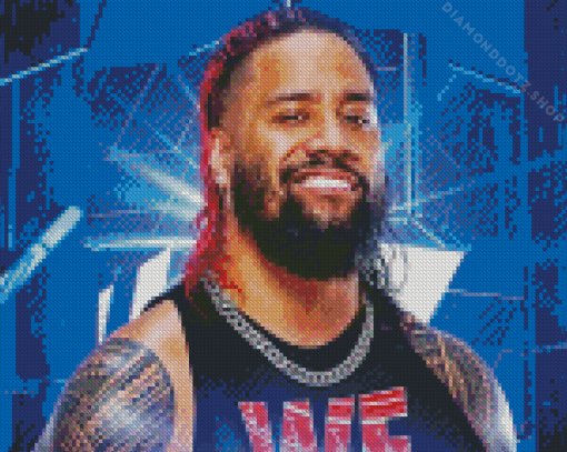 Wrestler Jey Uso Diamond Painting