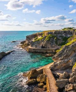 Landscape Of Cancun Beach Diamond Painting