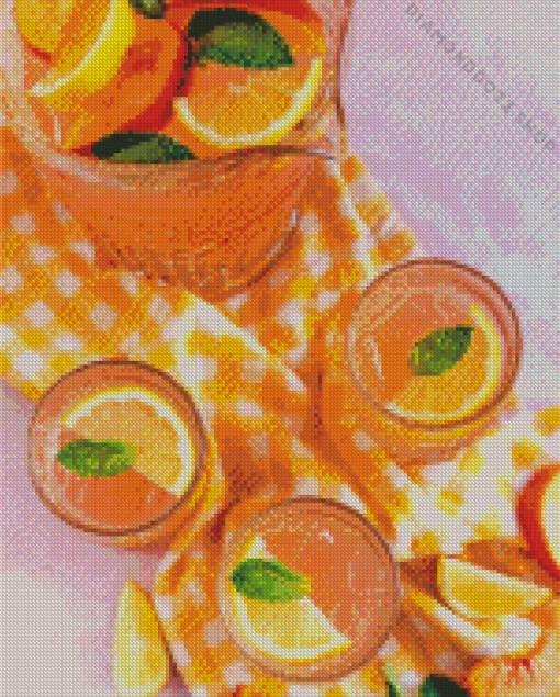 Lemon Peach Diamond Painting