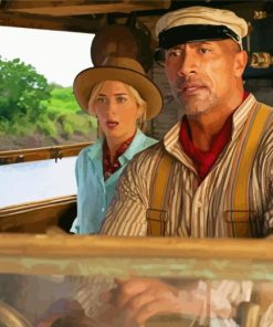 Lily And Frank Jungle Cruise Diamond Painting