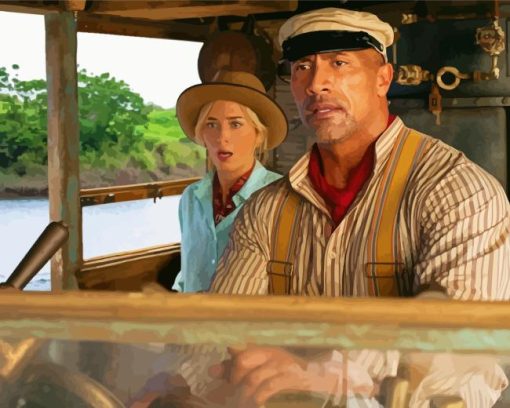 Lily And Frank Jungle Cruise Diamond Painting