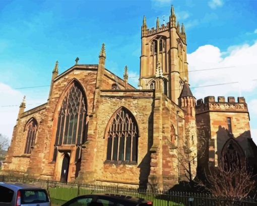 Ludlow St Laurences Church Diamond Painting