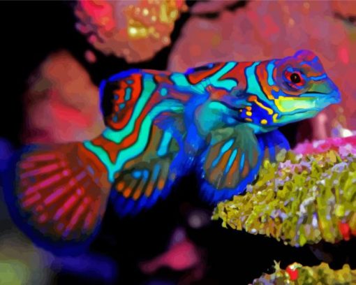 Mandarin Fish Diamond Painting