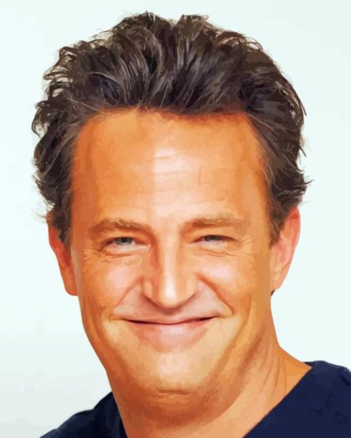 Matthew Perry Close Up Diamond Painting