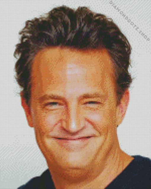 Matthew Perry Close Up Diamond Painting