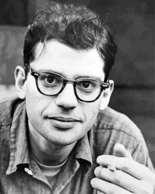 Monochrome Allen Ginsberg Diamond Painting